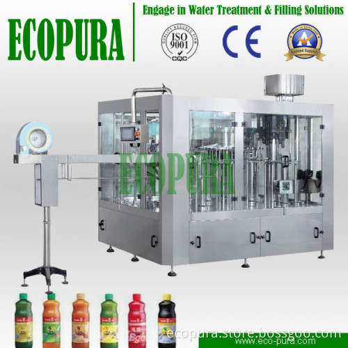 3-in-1 Bottled Drinks Juice Tea Beverage Hot Filling Machine